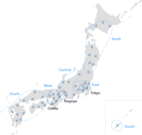 Map japan
